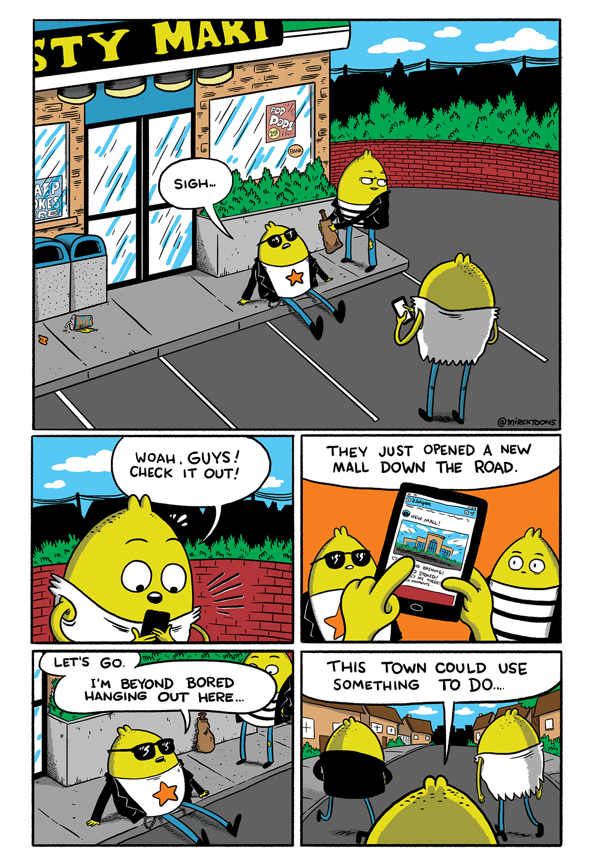 The Lemon Brigade comic by Robb Mirsky