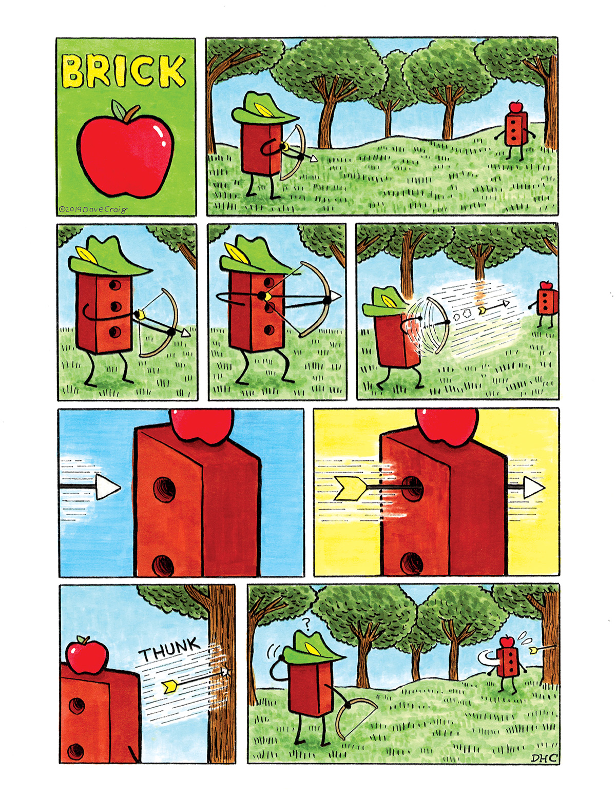 Brick comic